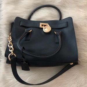 Blue Michael Kors purse